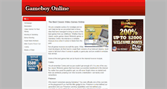 Desktop Screenshot of gameboyonline.com
